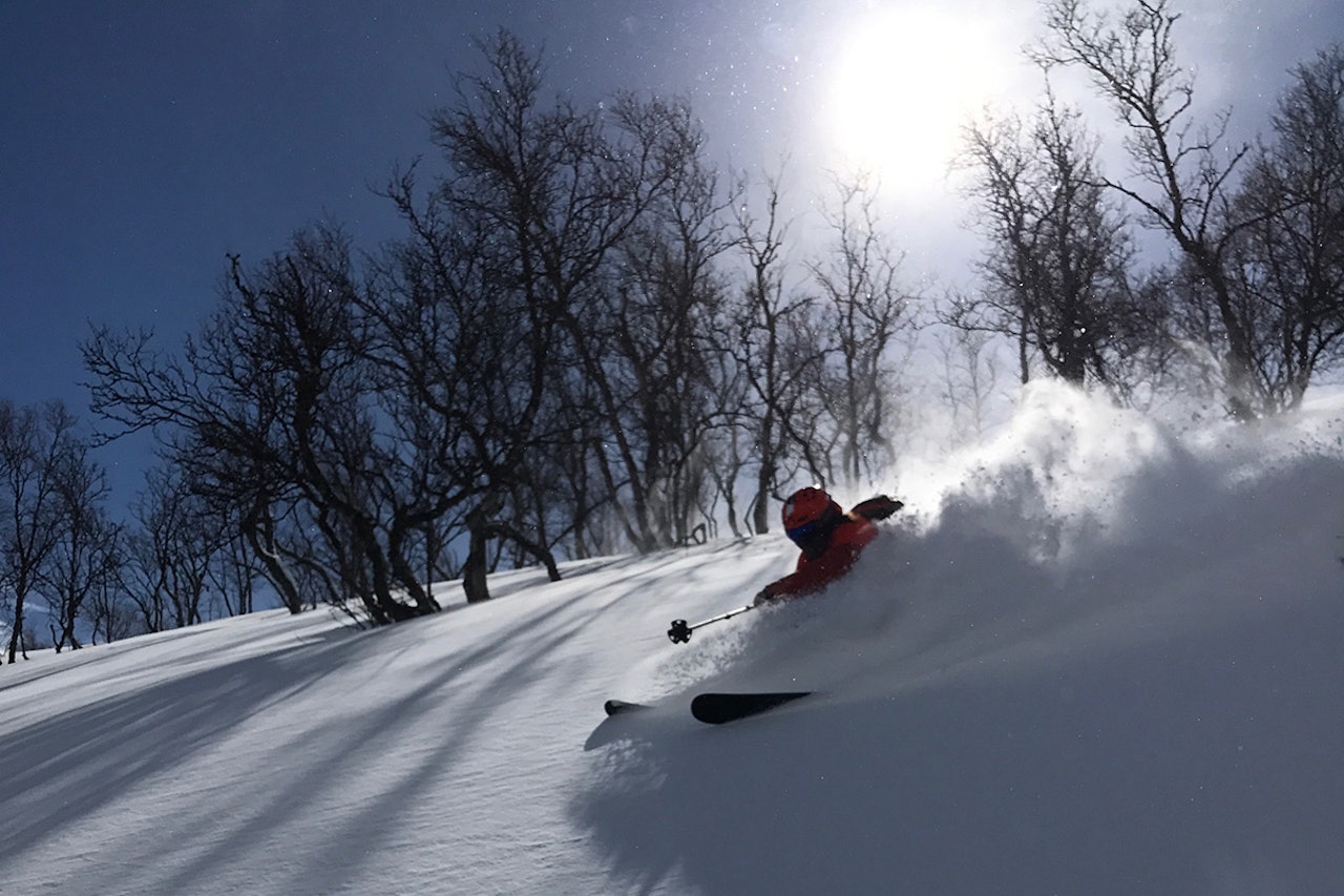 KNALLFORHOLD: Slik var det da Trygve Sande (på bildet) og Tone Jersin Ansnes kjørte i Oppdal i helga. Foto: Pål Røsrud KNALLFORHOLD: Slik var det da Trygve Sande (på bildet) og Tone Jersin Ansnes kjørte i Oppdal i helga. Foto: Pål Røsrud