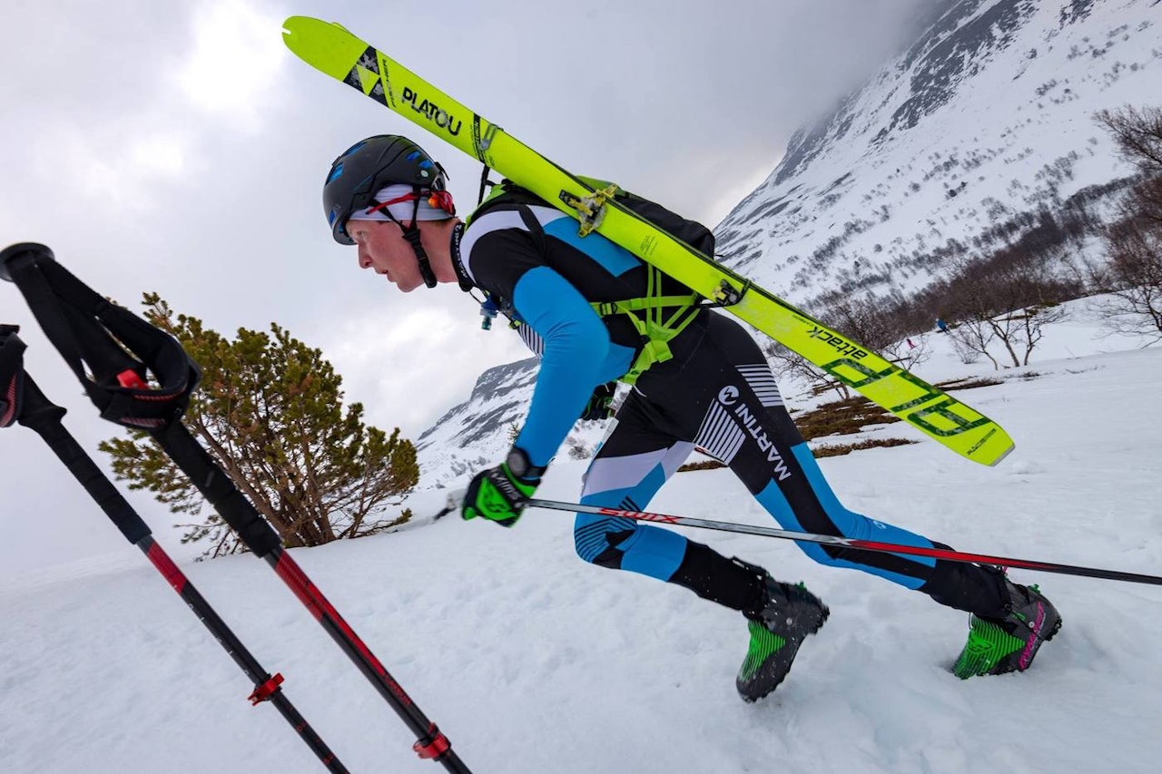 For Sondre Svensli ble sesongens siste randokonkurranse en opptur og påminnelse om hvor artig han synes grenen er. Foto: Enern Oppdal For Sondre Svensli ble sesongens siste randokonkurranse en opptur og påminnelse om hvor artig han synes grenen er. Foto: Enern Oppdal