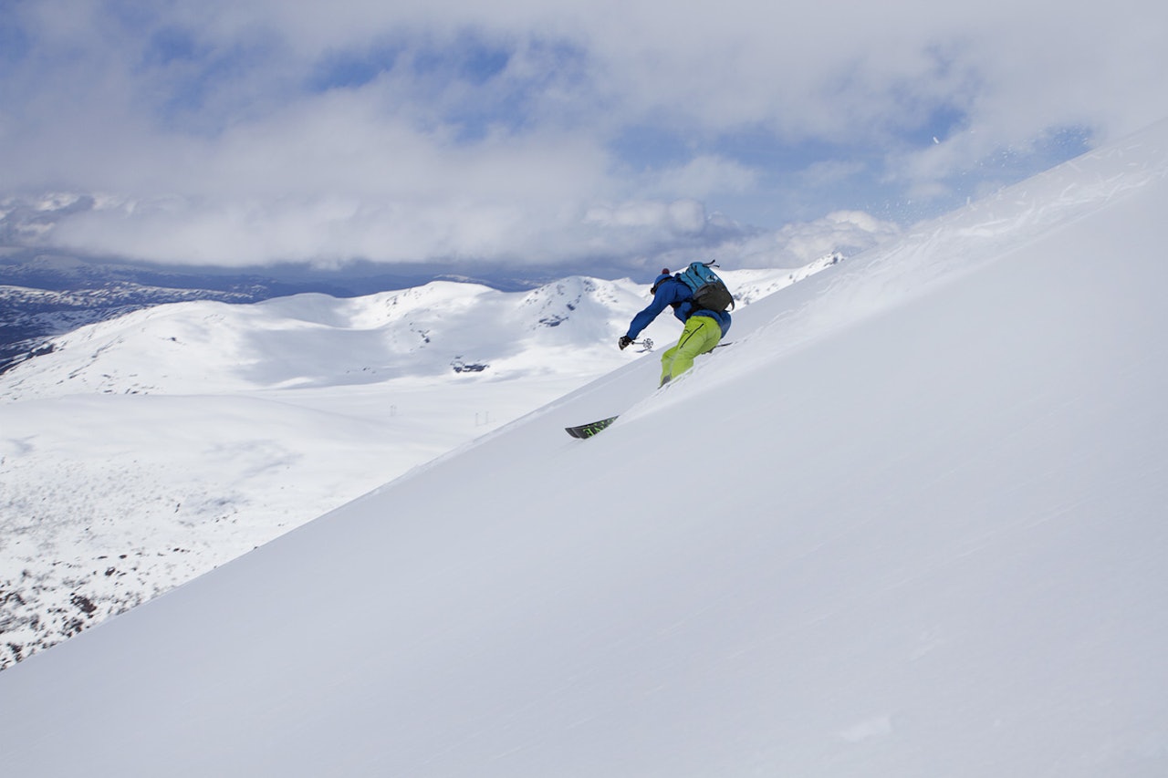 SKJORTA: Skjorta er et av fjellene som kan vente seg et realt snødump de kommende dagene. Foto: Thore K. Engdal SKJORTA: Skjorta er et av fjellene som kan vente seg et realt snødump de kommende dagene. Foto: Thore K. Engdal