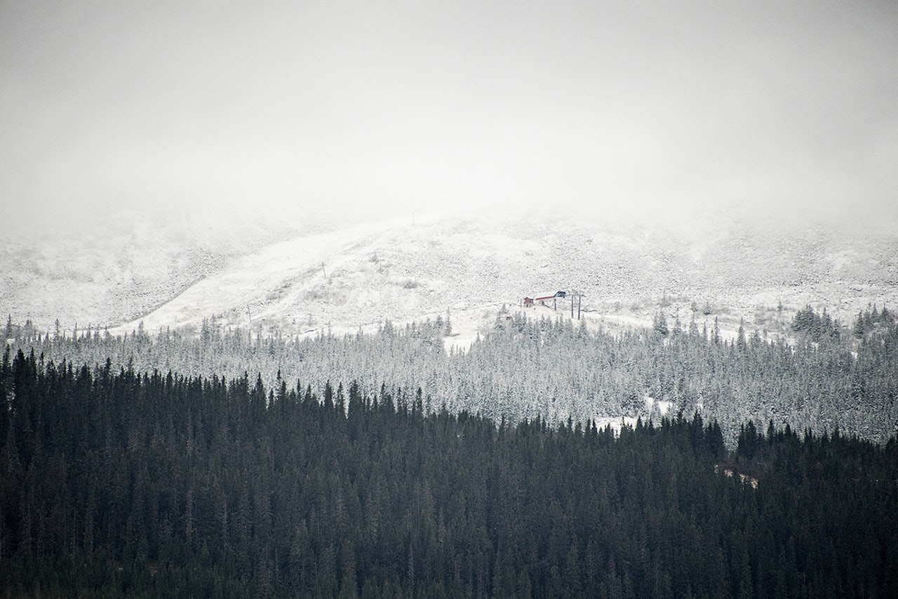 VINTER: Snøen har for alvor kommet til Trysil. Foto: Ola Matsson / Skistar