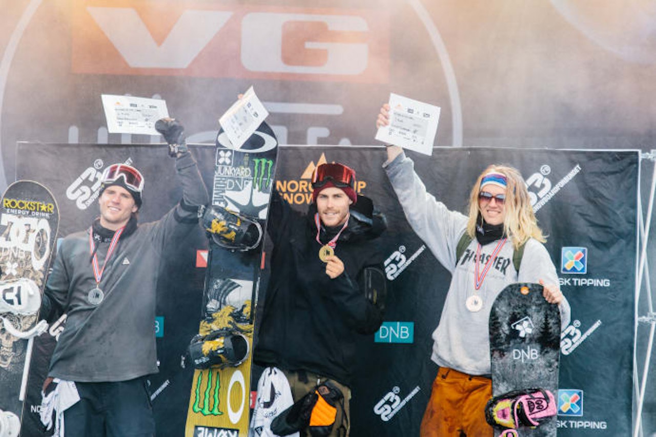 Ståle Sandbech kan ta tre NM-gull på tre dager, dersom han vinner big air på søndag. Foto: Daniel Jacobsen Ståle Sandbech kan ta tre NM-gull på tre dager, dersom han vinner big air på søndag. Foto: Daniel Jacobsen