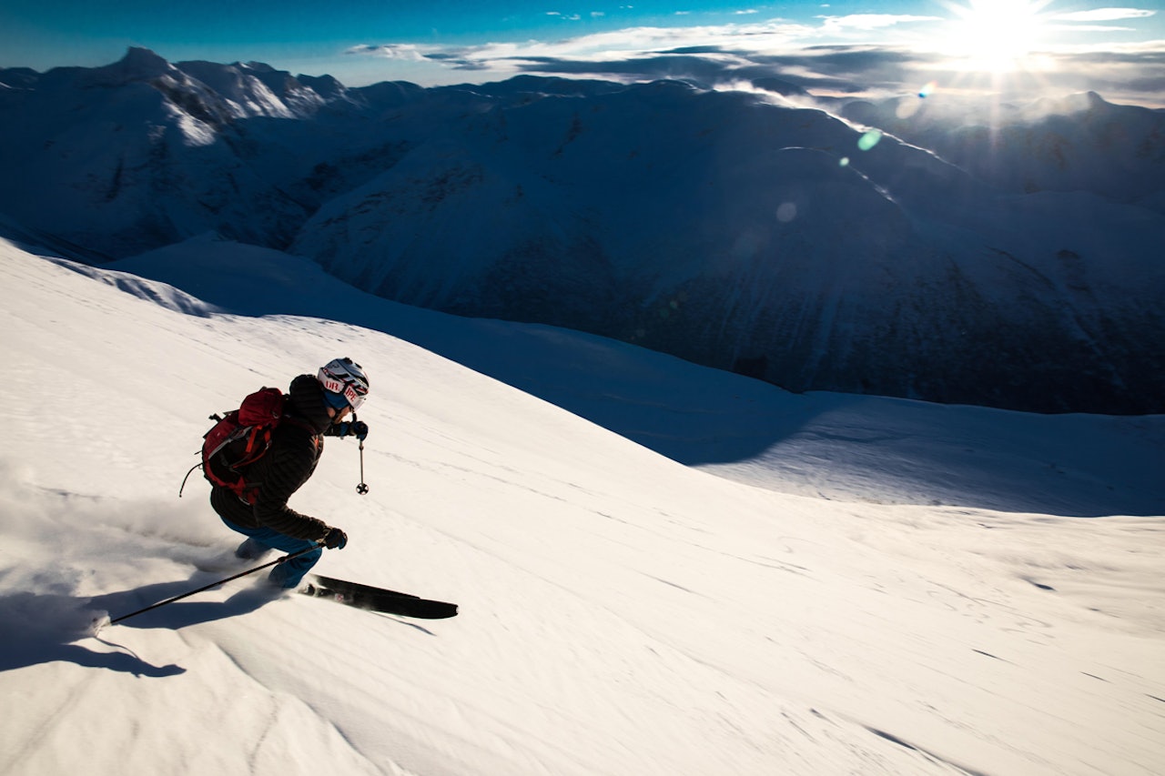 ROMSDAL: Nydelige forhold på klassikeren Kyrkjetaket i Romsdal. Foto: Haakon Funderud Lundkvist ROMSDAL: Nydelige forhold på klassikeren Kyrkjetaket i Romsdal. Foto: Haakon Funderud Lundkvist