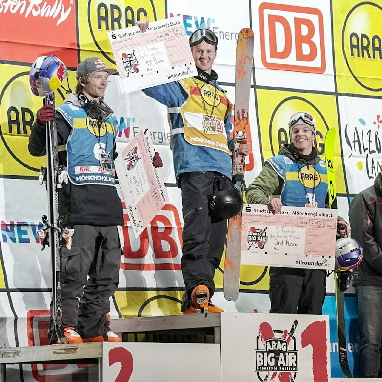 TOPP NORSK: Christian Nummedal på toppen av pallen, med svenske Oscar Wester og landsmann Øystein Bråten. Foto: Luke Ocho Allen TOPP NORSK: Christian Nummedal på toppen av pallen, med svenske Oscar Wester og landsmann Øystein Bråten. Foto: Luke Ocho Allen