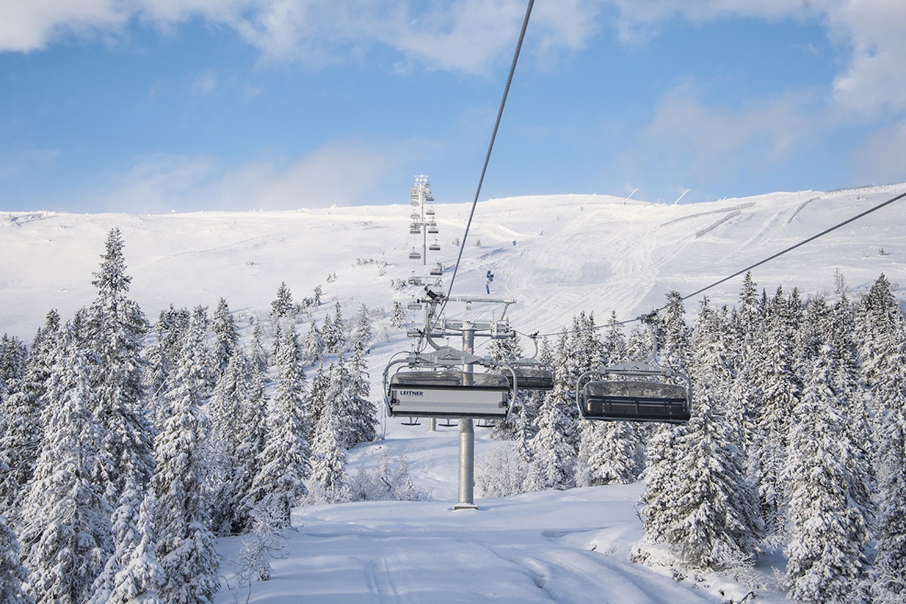 ØKNING: Februar-salget økte med seks prosent fra i fjor. Her illustrert med Trysil. Foto: Ola Matsson / SkiStar ØKNING: Februar-salget økte med seks prosent fra i fjor. Her illustrert med Trysil. Foto: Ola Matsson / SkiStar