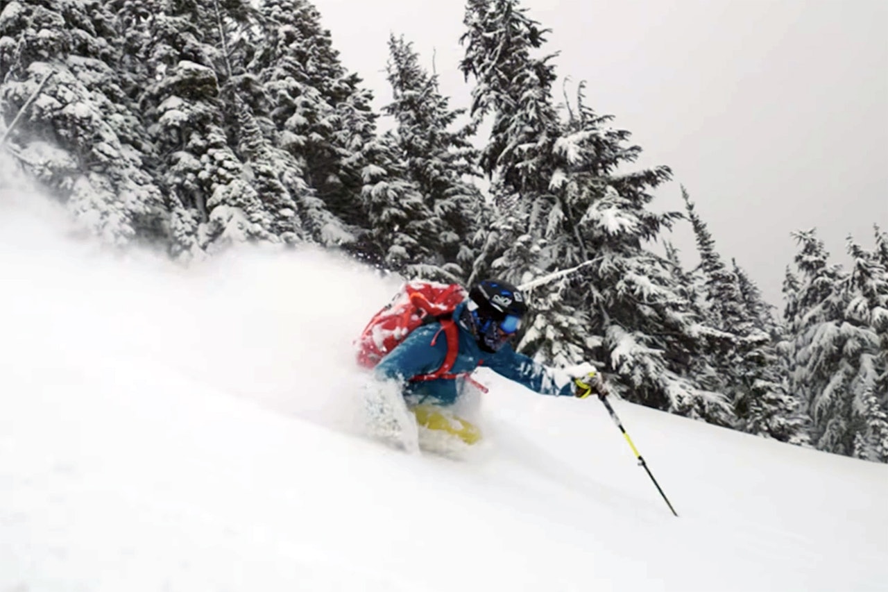 SKI: Miljøet blir preget av skikjøringen. Foto: Skjermdump SKI: Miljøet blir preget av skikjøringen. Foto: Skjermdump