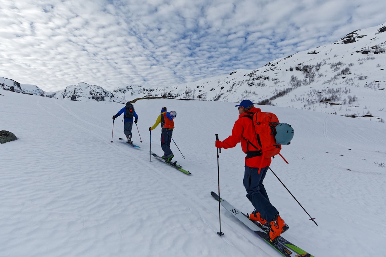 FINT BESØK – VANSKELIG FØRE: Stian Hagen tok med seg Austin Ross og Nadine Wallner til Vatnahalsen for å gå topptur. Foto: Tony Brey FINT BESØK – VANSKELIG FØRE: Stian Hagen tok med seg Austin Ross og Nadine Wallner til Vatnahalsen for å gå topptur. Foto: Tony Brey