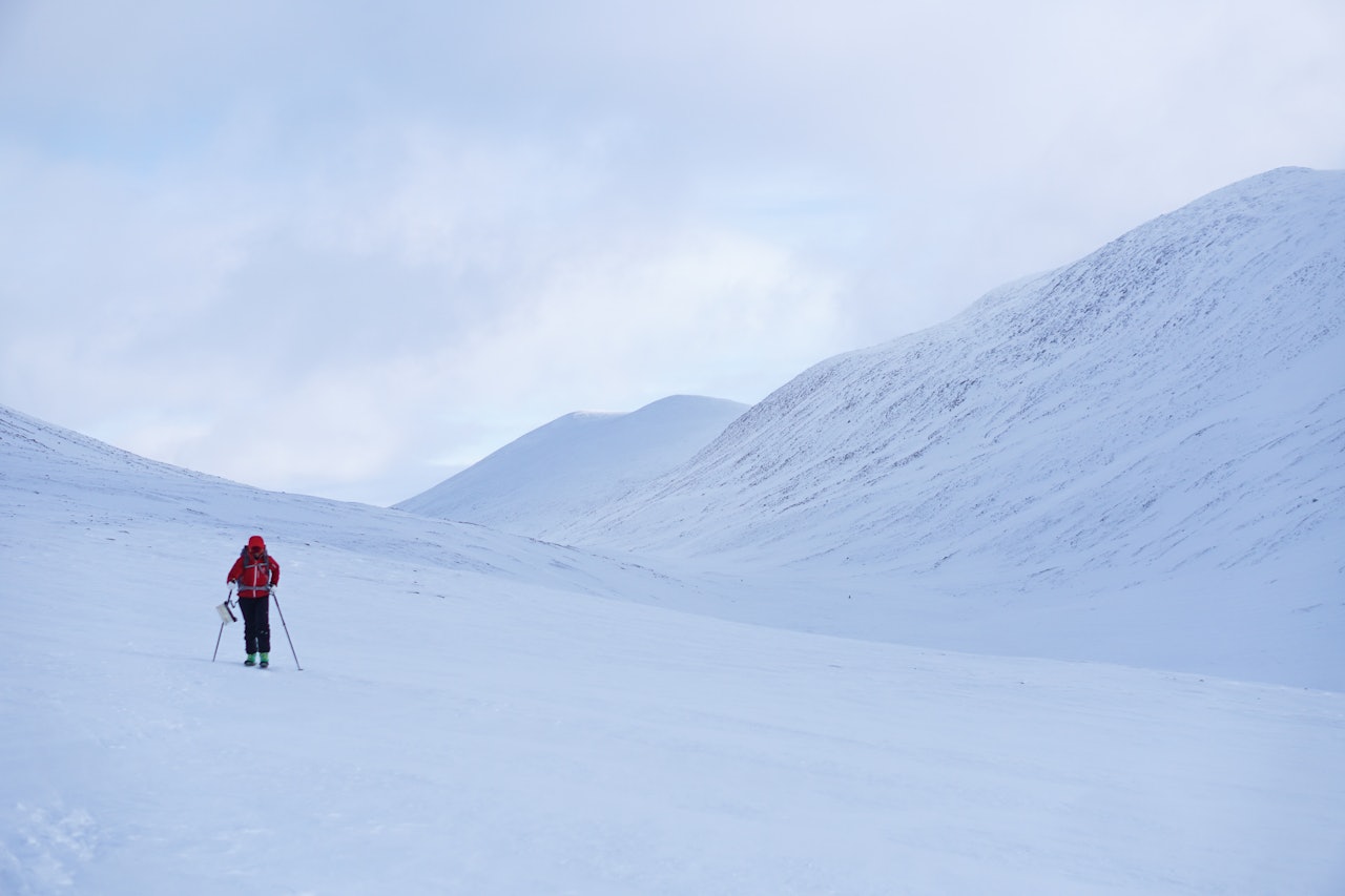 RONDANE: Været var skiftende under oppholdet og det kunne gå fra full tåke til sol på 5 minutter. Foto: Espen Thomassen RONDANE: Været var skiftende under oppholdet og det kunne gå fra full tåke til sol på 5 minutter. Foto: Espen Thomassen