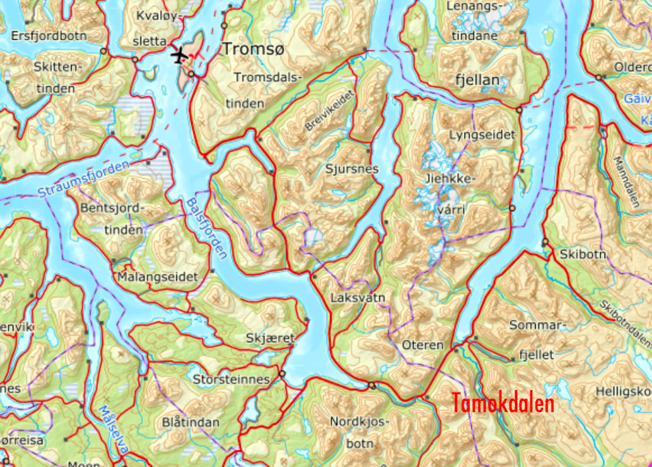 NYTT SNØSKRED: Det har blitt utløst et nytt snøskred på Blåbærfjellet. NYTT SNØSKRED: Det har blitt utløst et nytt snøskred på Blåbærfjellet.