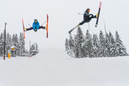 Kaj Zackrisson og Eirik Finseth tilbrakte en dag på ski i Oslo vinterpark. Foto: Christian Nerdrum Kaj Zackrisson og Eirik Finseth tilbrakte en dag på ski i Oslo vinterpark. Foto: Christian Nerdrum
