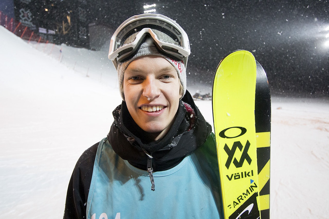 TIL FINALE: Øystein Bråten tok seg til finale i slopestyle. Foto: Anders Holtet