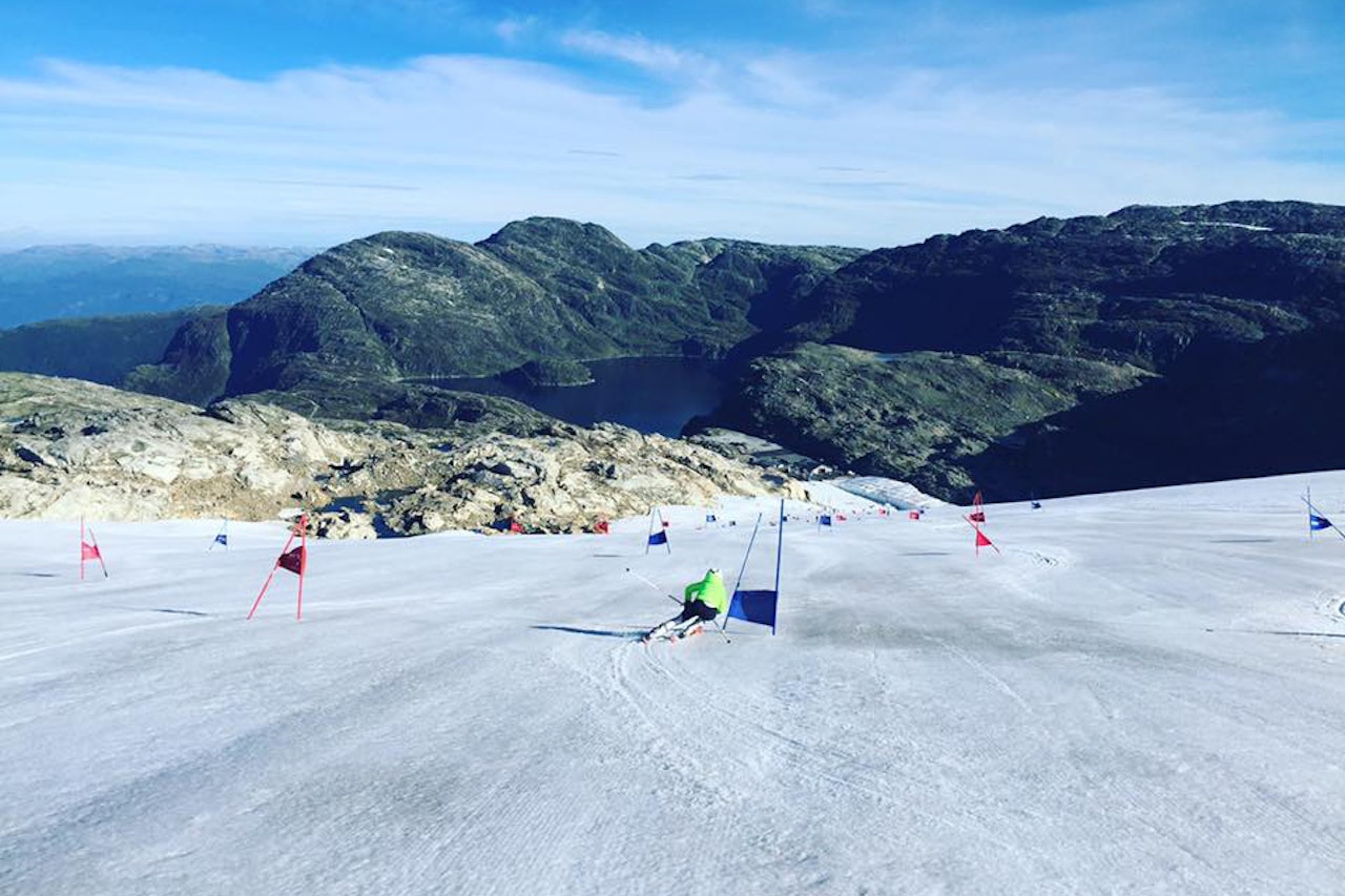 I DAG: Bildet fra Folgefonna mandag. Foto: Andreas Skogseth I DAG: Bildet fra Folgefonna mandag. Foto: Andreas Skogseth