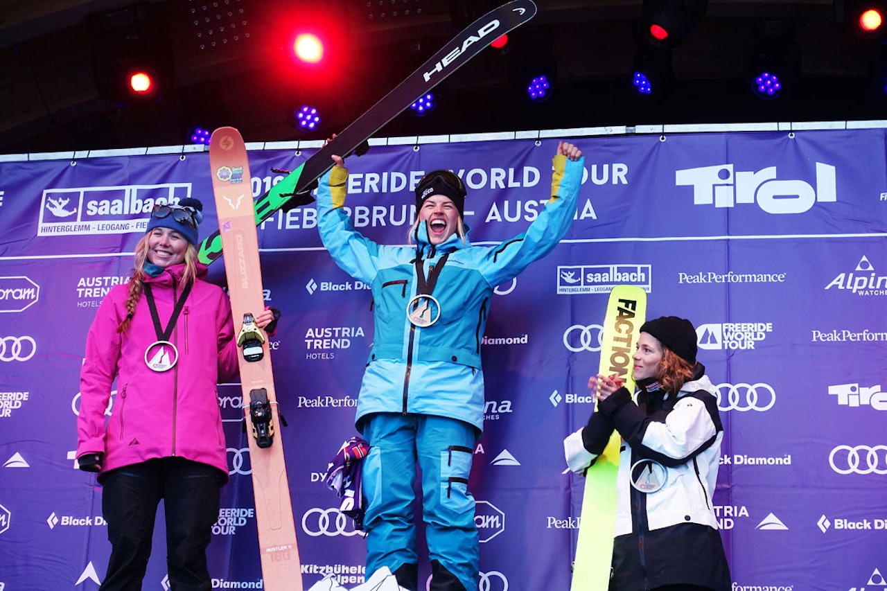 BEST I VERDEN: Hedvig Wessel vant dagers Freeride World Tour-runde i østerrikske Fieberbrunn. Foto: Tore Meirik BEST I VERDEN: Hedvig Wessel vant dagers Freeride World Tour-runde i østerrikske Fieberbrunn. Foto: Tore Meirik