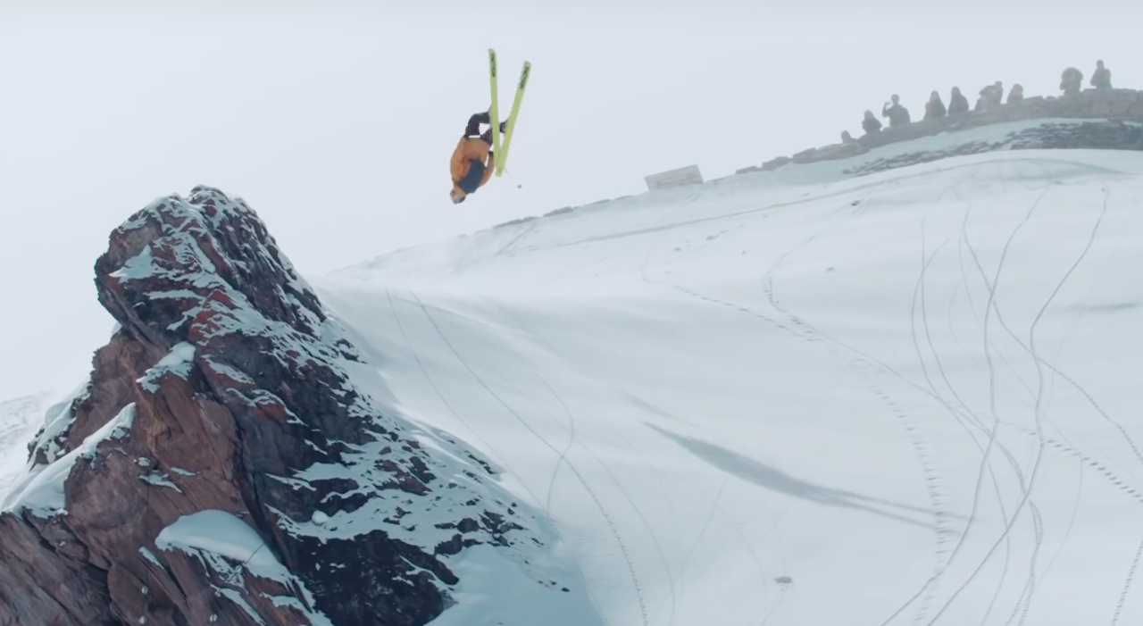 BACKFLIP: Om Johnny Collinson landar denne saltoen i Utah, finn du ut i kræsj-delen lengre ned. Foto: skjermdump BACKFLIP: Om Johnny Collinson landar denne saltoen i Utah, finn du ut i kræsj-delen lengre ned. Foto: skjermdump