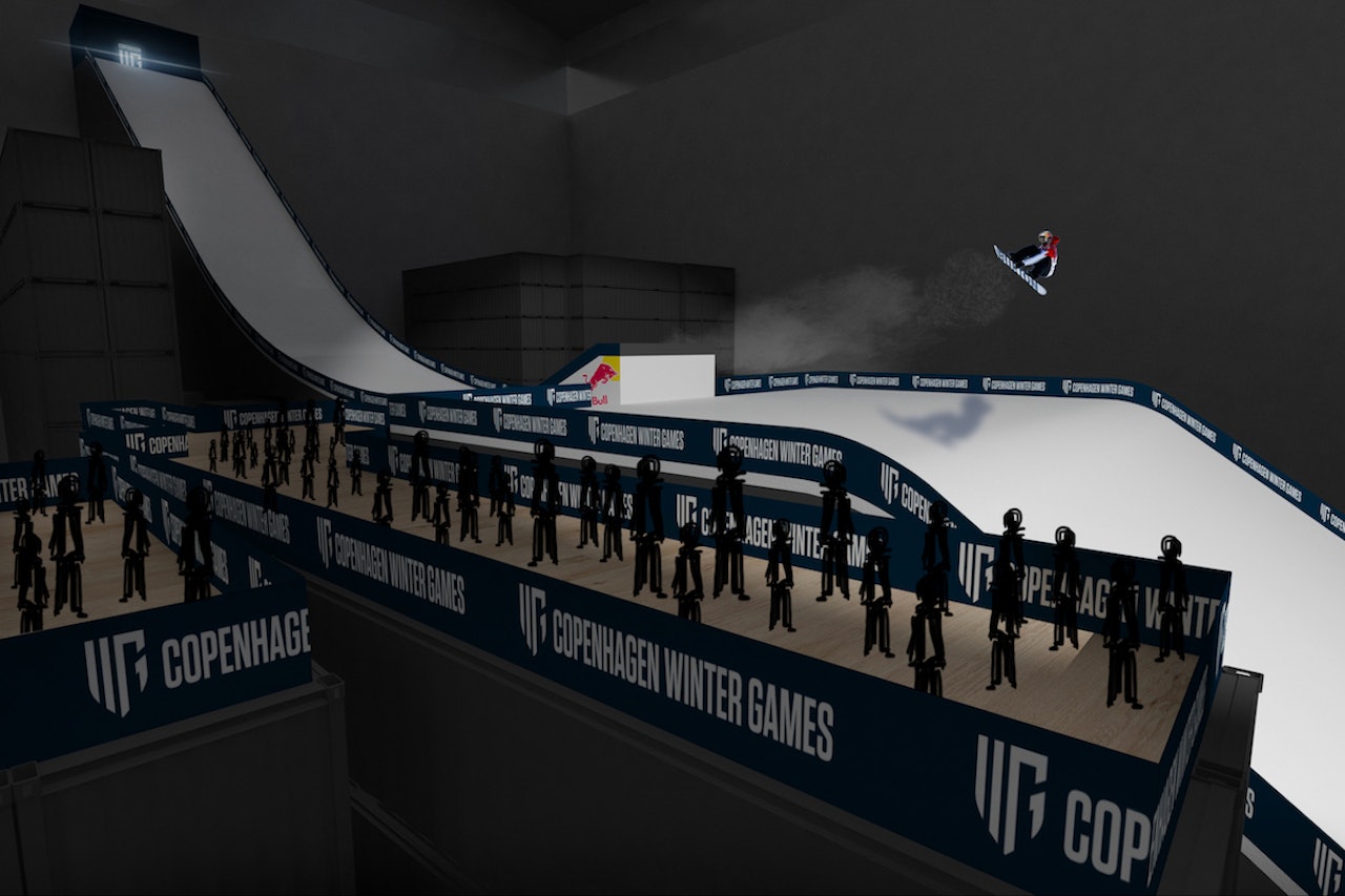 AVLYST: Slik skulle hoppet i København se ut – men konkurransen som skulle gå 4. november er avlyst. AVLYST: Slik skulle hoppet i København se ut – men konkurransen som skulle gå 4. november er avlyst.