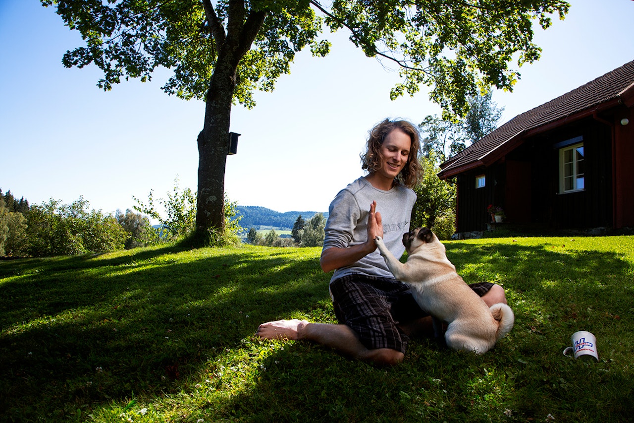 AKTUELL: Even Sigstad er snart klar på lerretet, både som kameramann og skikjører i Supervention 2. Foto: Lars Myhren Holand AKTUELL: Even Sigstad er snart klar på lerretet, både som kameramann og skikjører i Supervention 2. Foto: Lars Myhren Holand