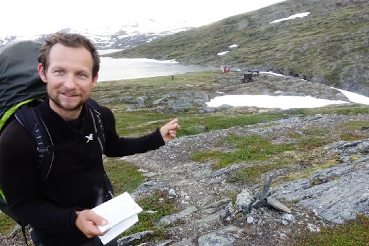 GÅTT: Patrik Søreide har brukt våren og sommeren på å gå gjennom Norge. Foto: Norge til fots