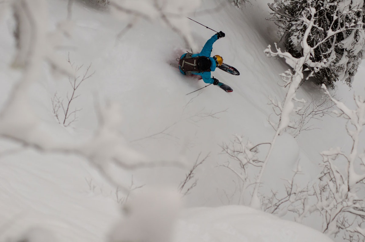 PUDDER I NORDLAND: Ole Martin Krokstrand knipsa dette blinkskuddet av Bjørn Einar Hansen i Rana i helgen. Foto: Ole Martin Krokstrand PUDDER I NORDLAND: Ole Martin Krokstrand knipsa dette blinkskuddet av Bjørn Einar Hansen i Rana i helgen. Foto: Ole Martin Krokstrand