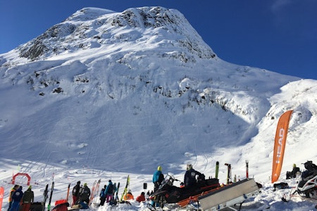 2018: Fjorårets konkurranse hadde nærmest perfekte forhold. Foto: Sogndal Freeride 2018: Fjorårets konkurranse hadde nærmest perfekte forhold. Foto: Sogndal Freeride