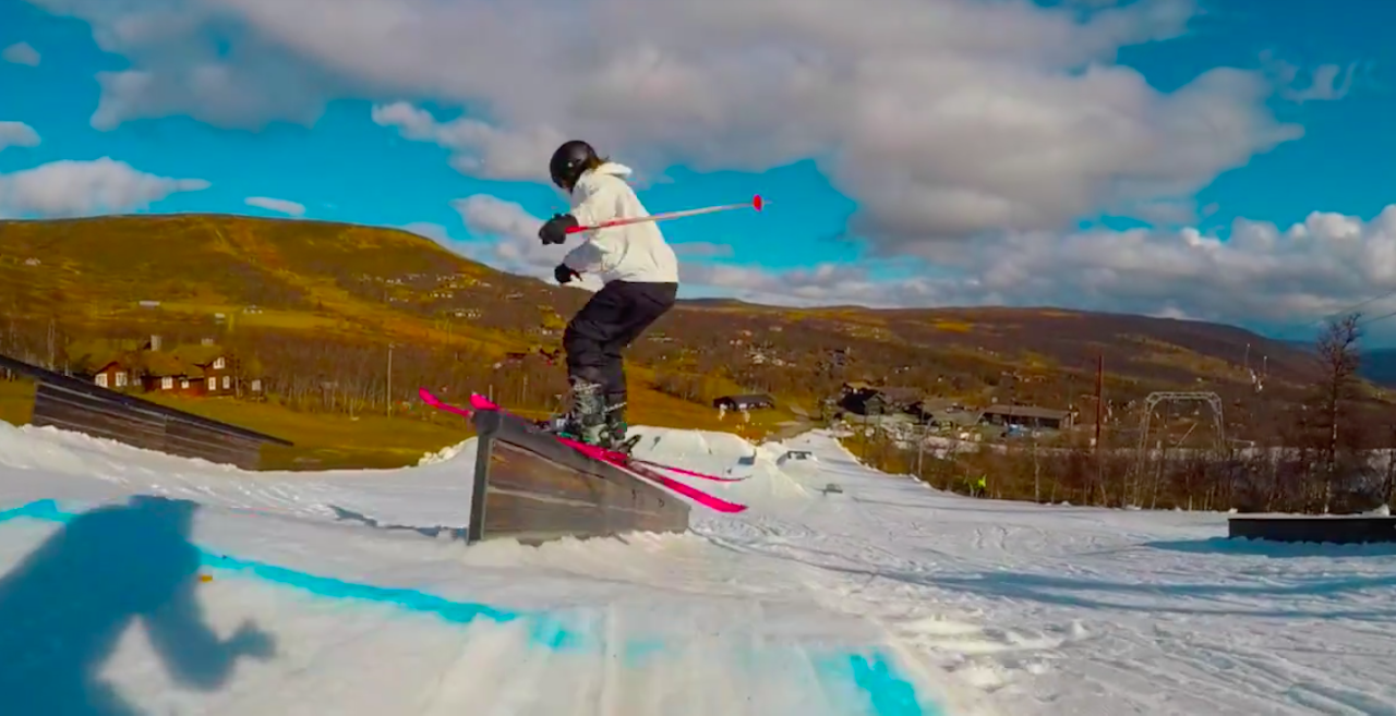 SKILLS: Nina Rusten kan raile. Foto: skjermdump SKILLS: Nina Rusten kan raile. Foto: skjermdump