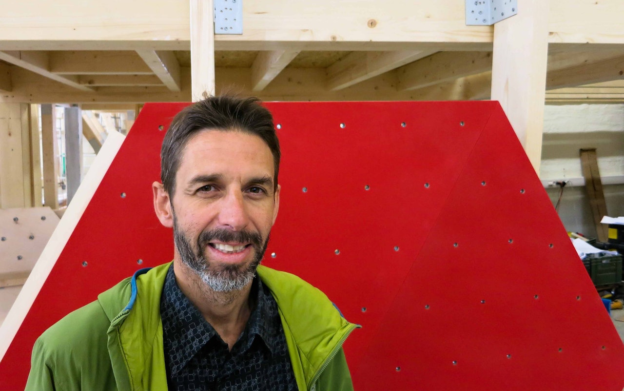 SJEF: Dag Cappelen Papazian og gjengen bak Klatreverket åpner buldresenter i september. Bilde: Henning Reinton SJEF: Dag Cappelen Papazian og gjengen bak Klatreverket åpner buldresenter i september. Bilde: Henning Reinton