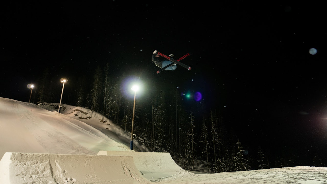 BRA TRØKK: Vincent Schmid Skretteberg var godt fornøyd med hoppene BRA TRØKK: Vincent Schmid Skretteberg var godt fornøyd med hoppene