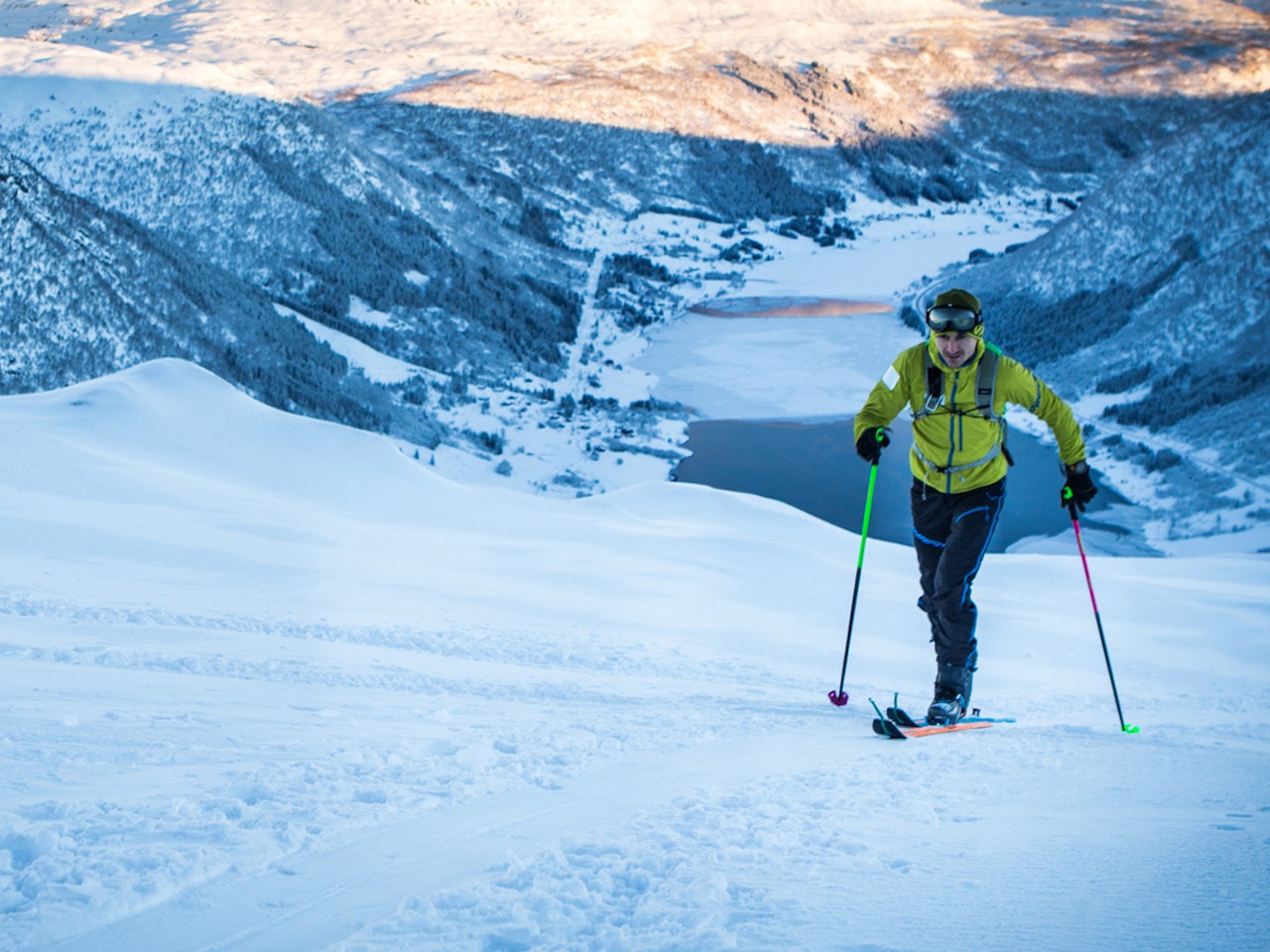 KLAR FOR OL: Landslagsutøver i skialpinisme, Lars Erik Skjervheim, lover å bidra til at Norge tar OL-gull i sporten som nettopp er tatt opp av IOC. Foto: Håvard Myklebust