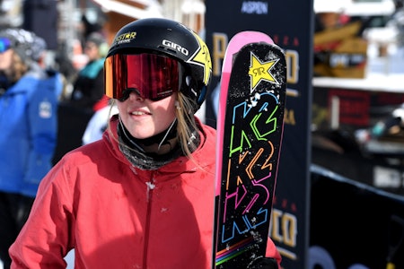 UTENFOR PALLEN: Johanne Killi måtte ta til takke den kjedelige fjerdeplassen under dagens finale i slopestyle. Foto: X Games UTENFOR PALLEN: Johanne Killi måtte ta til takke den kjedelige fjerdeplassen under dagens finale i slopestyle. Foto: X Games
