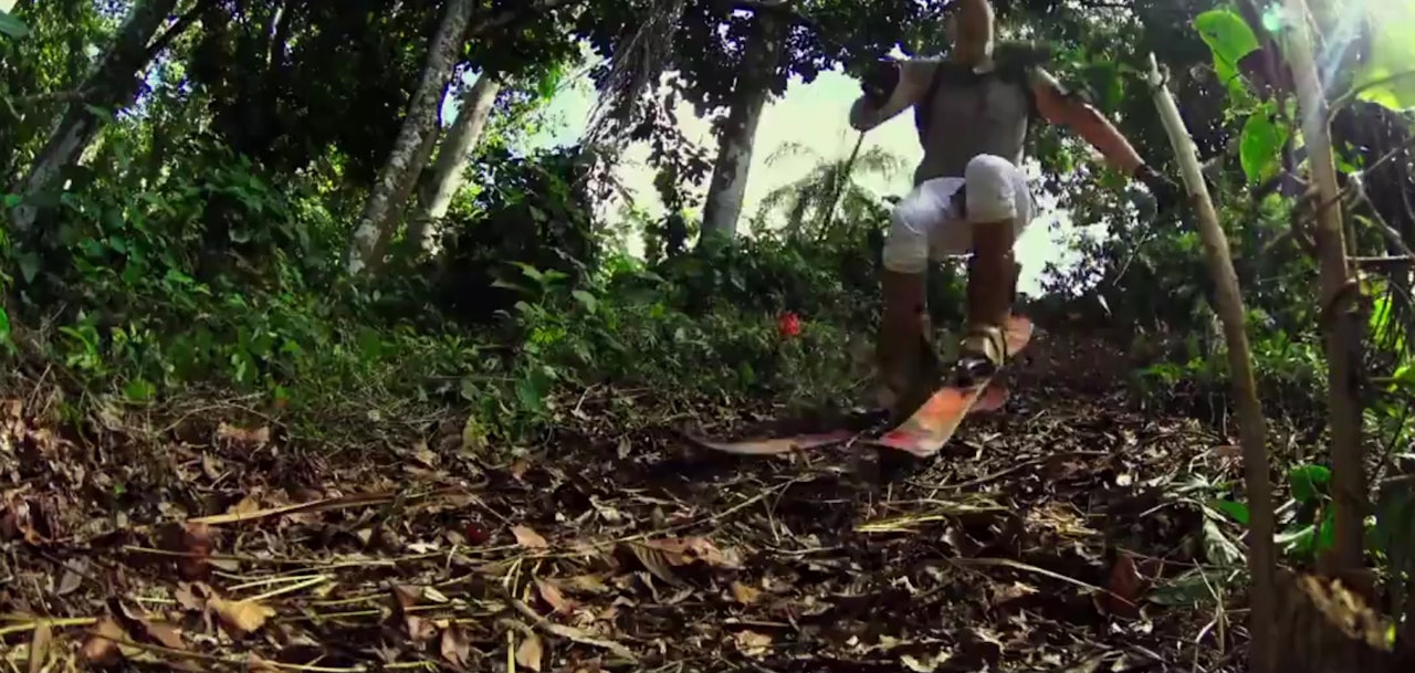 STUNT FOR VIN: Skiscenene er spilt inni Karibien. Bilde: Screengrab STUNT FOR VIN: Skiscenene er spilt inni Karibien. Bilde: Screengrab