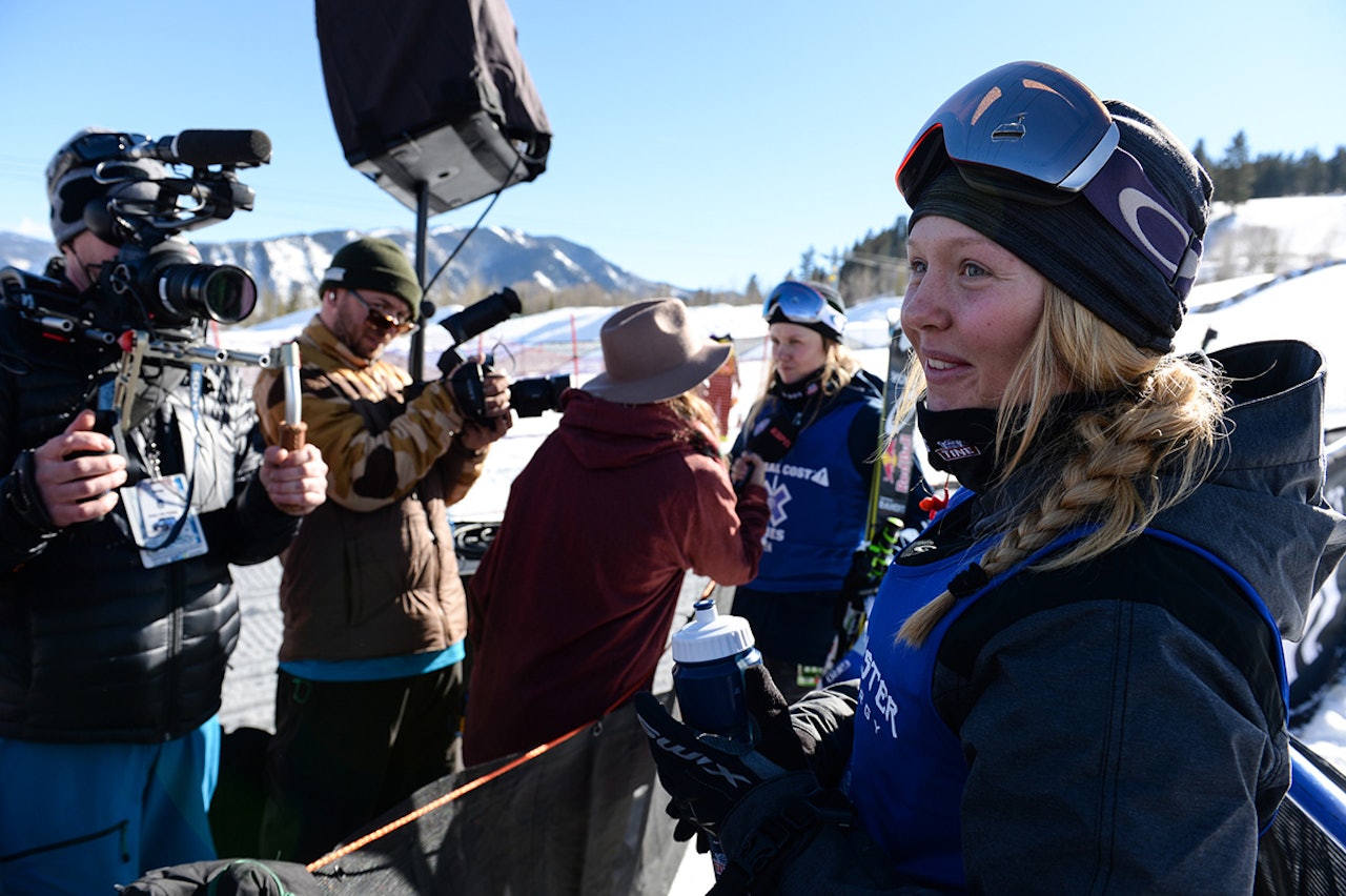 TILBAKE TIL X GAMES: Johanne Killi er på plass i Aspen. Her er hun fra fjorårets bronsemedalje. Foto: Filip McCririck / ESPN Images