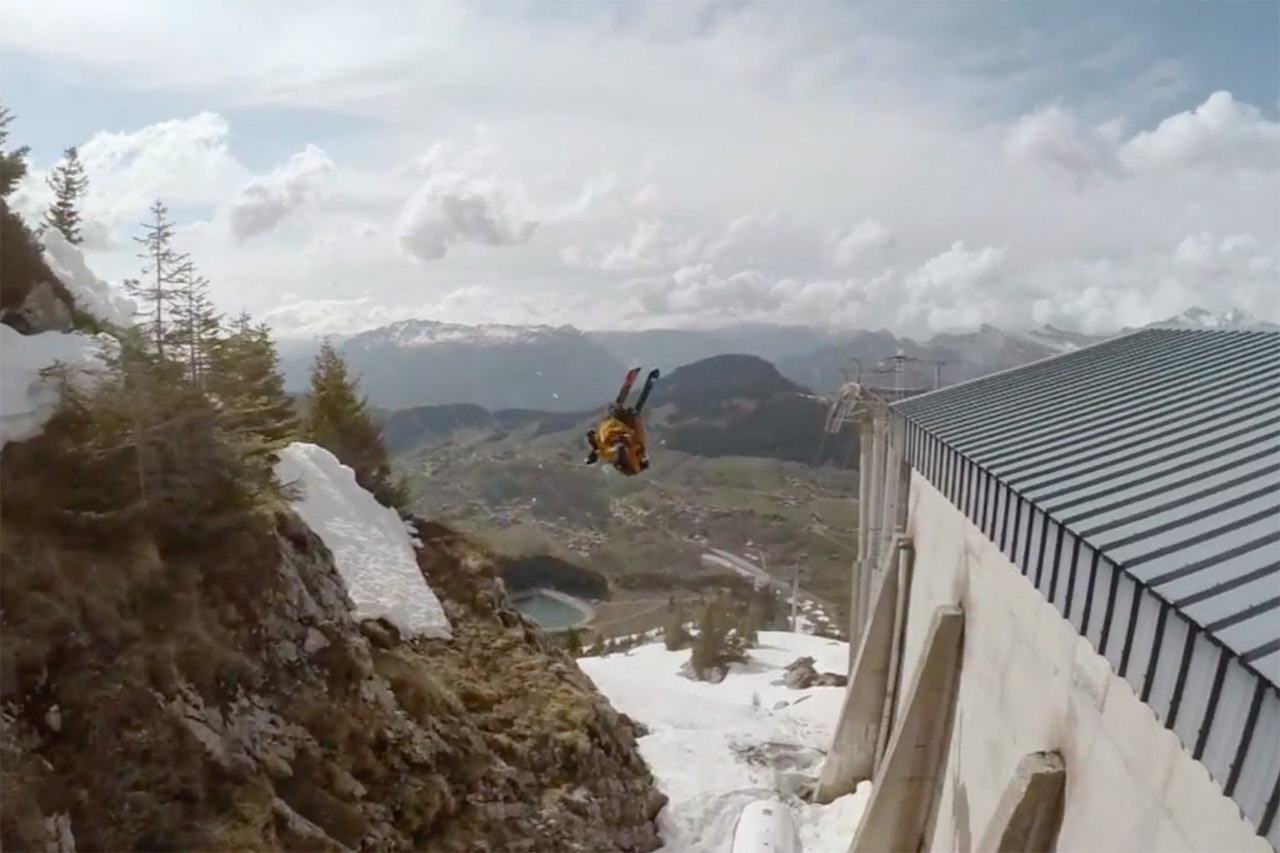 VILT: Se det nyeste Candide Thovex-klippet. Foto: Skjermdump VILT: Se det nyeste Candide Thovex-klippet. Foto: Skjermdump