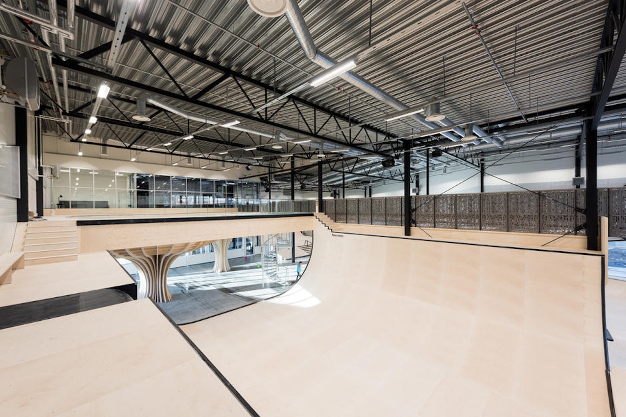 Oslos nye skatehall. Foto: Oslo kommune Oslos nye skatehall. Foto: Oslo kommune