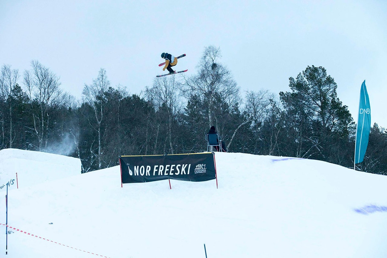 VANT: Med trippel cork gikk Eirik Sæterøy helt til topps i helga. Foto: Nor Freeski VANT: Med trippel cork gikk Eirik Sæterøy helt til topps i helga. Foto: Nor Freeski