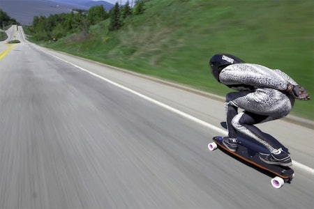 REKORD: 130 km/t er ikke verst. Foto: Skjermdump REKORD: 130 km/t er ikke verst. Foto: Skjermdump