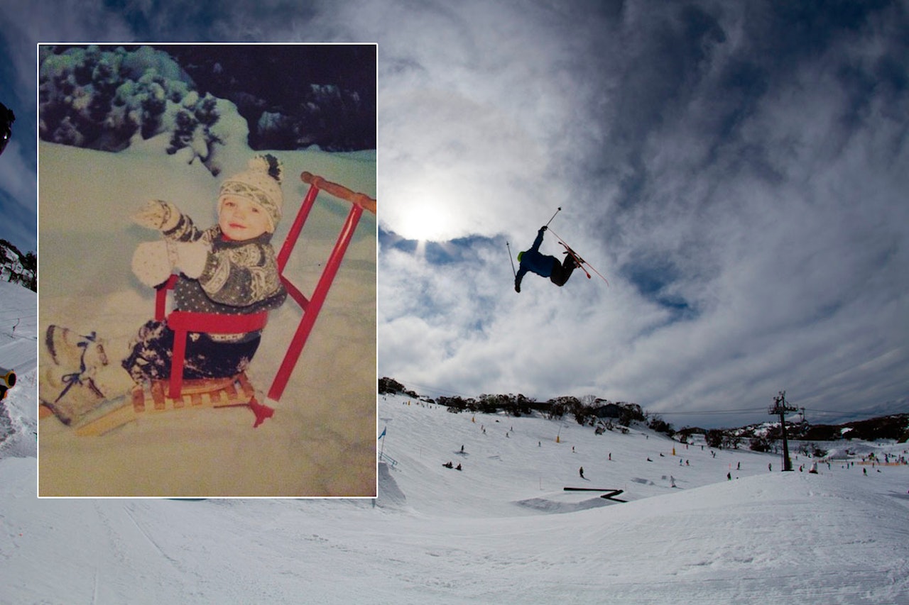 VINNER: Johan Berg har stil både med og uten ski. Her er beviset. Foto: Mikkel Berg (?) og Christopher Frankum.