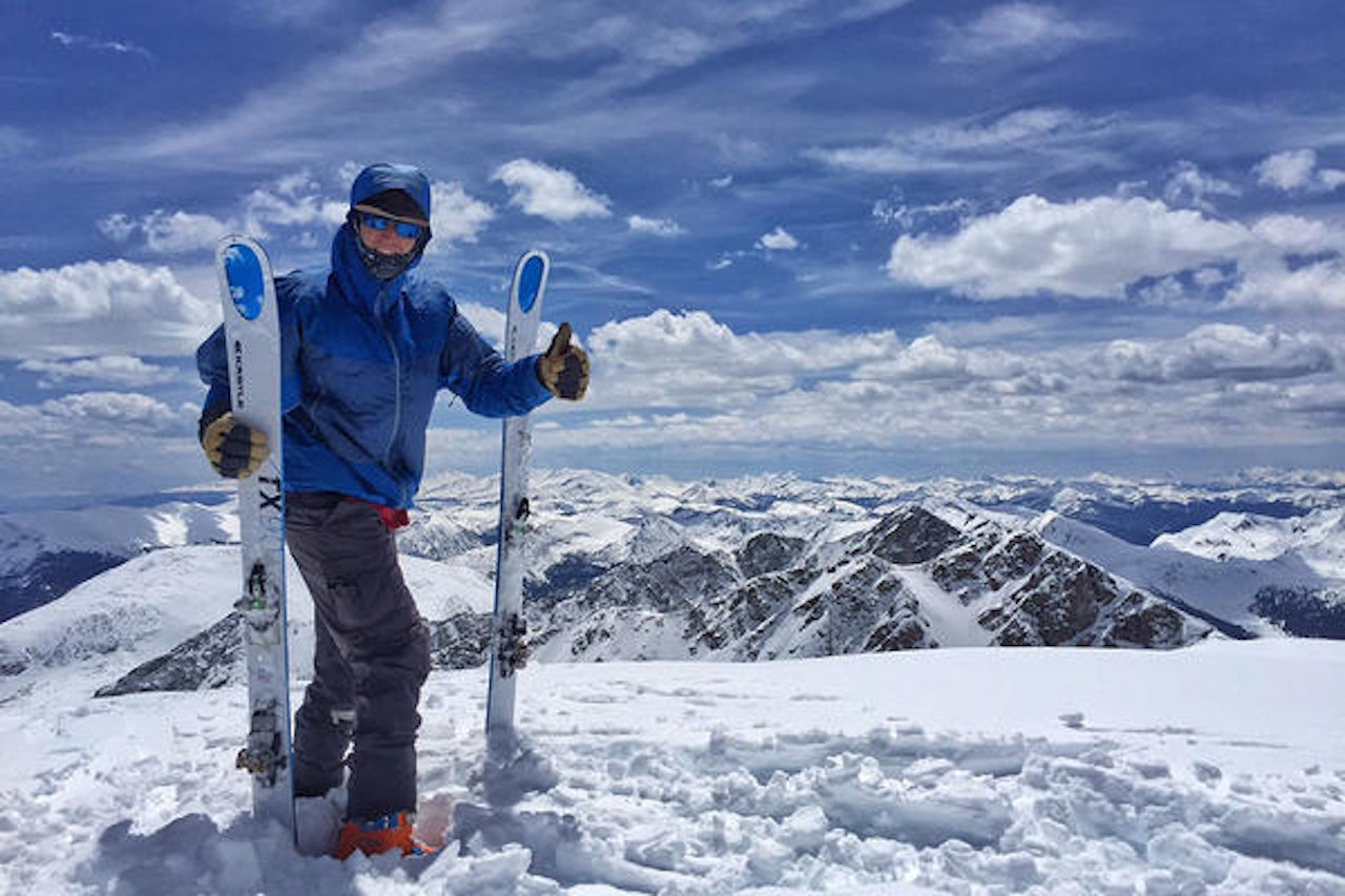 REKORD: Her er han på den 34 toppen i år, Holy Cross Summit. Foto: Privat REKORD: Her er han på den 34 toppen i år, Holy Cross Summit. Foto: Privat
