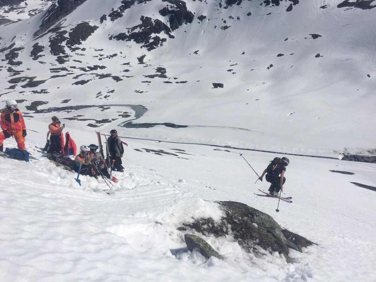 CAMP: Her kjører Gjøri Skjerdal. Foto: Caroline Onarheim CAMP: Her kjører Gjøri Skjerdal. Foto: Caroline Onarheim