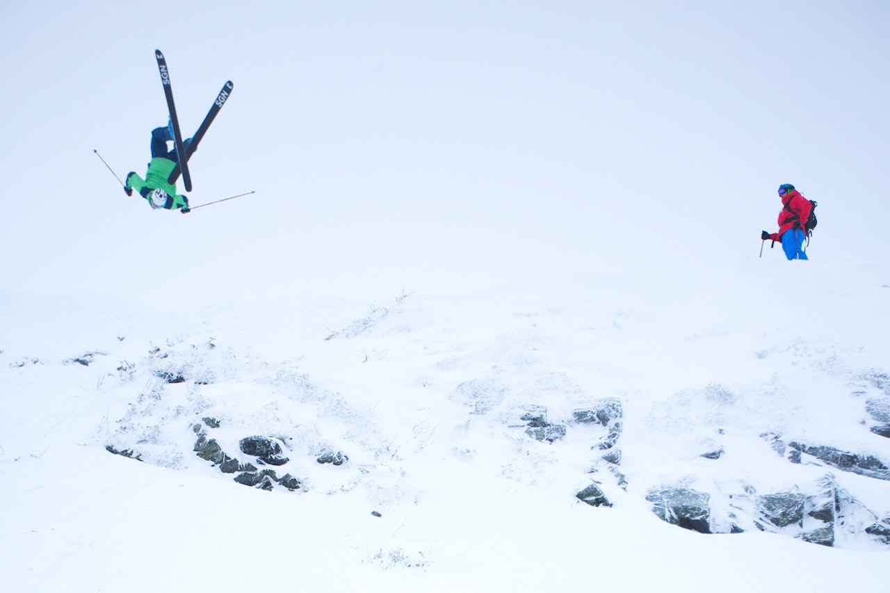 KLARE: Seks kjørere er klare til Vågå Freeride. Foto: Tore Meirik KLARE: Seks kjørere er klare til Vågå Freeride. Foto: Tore Meirik