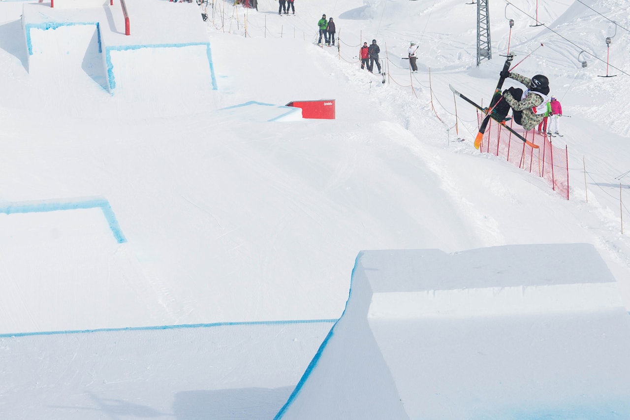 FEM KONKURRANSER: Verdenscupen i slopestyle skal avgjøres på fem i stedet fr to konkurranser neste år. Felix Usterud –her fra verdenscupavslutningen i Sveits- vant i fjor. Foto: Tore Meirik