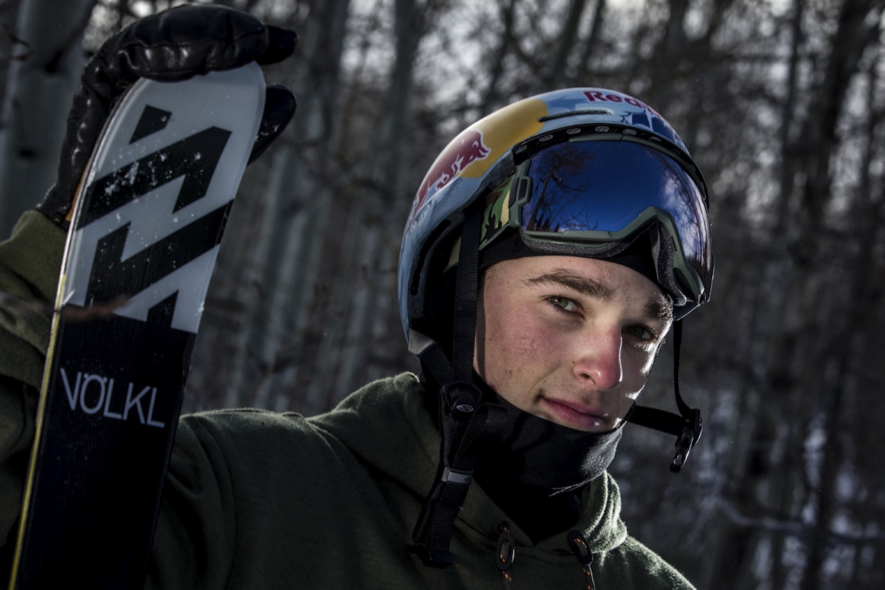 HAT-TRICK: Nick Goepper tok sitt tredje X Games-gull på rad i slopestyle da han slo Joss Christensen og resten av gjengen i Aspen i ettermiddag. Foto: Red Bull
