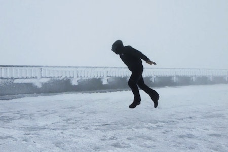 KRAFTIG: Så kraftig var vindstyrken. Foto: Skjermdump KRAFTIG: Så kraftig var vindstyrken. Foto: Skjermdump