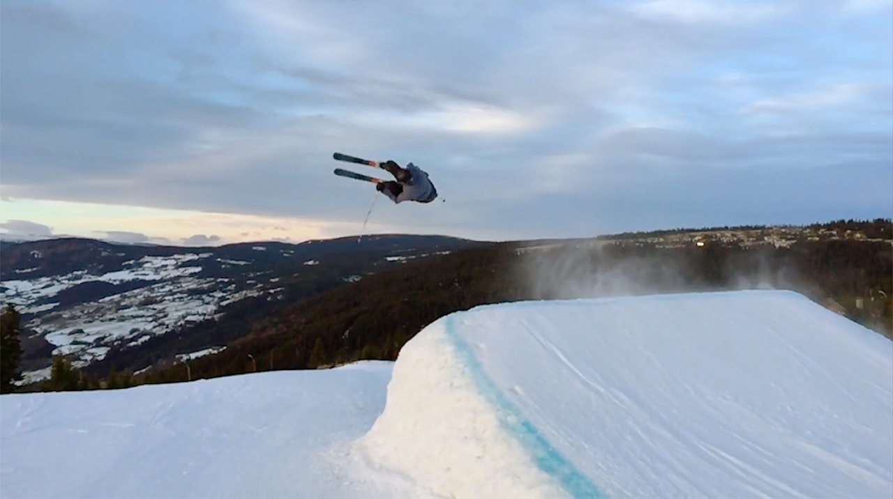 SHRED: NTG har kjørt i Hafjellparken. Foto: Skjermdump SHRED: NTG har kjørt i Hafjellparken. Foto: Skjermdump