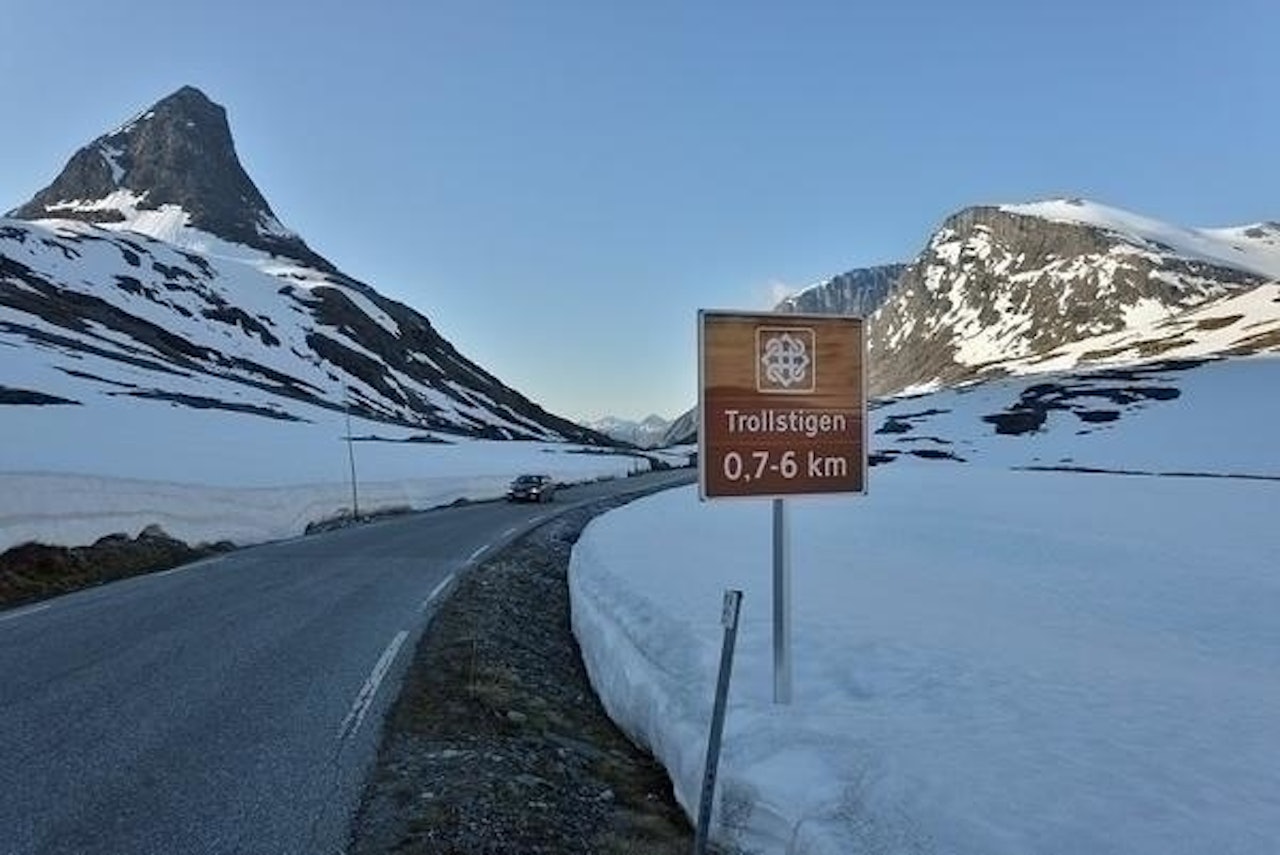 ARKIVFOTO: Nå åpner Trollstigen delvis. Foto: Jarle Wæhler, Statens vegvesen ARKIVFOTO: Nå åpner Trollstigen delvis. Foto: Jarle Wæhler, Statens vegvesen