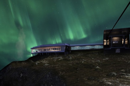 GONDOL: Det er her den nye fjellresturanten og gondolbanen kommer. Foto: Aaland Arkitektkontor GONDOL: Det er her den nye fjellresturanten og gondolbanen kommer. Foto: Aaland Arkitektkontor