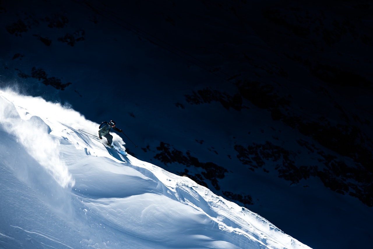ENGELBERG: Asbjørn Eggebø Næss har vært i Engelberg med flere gode frikjørere. Foto: Bård Basberg ENGELBERG: Asbjørn Eggebø Næss har vært i Engelberg med flere gode frikjørere. Foto: Bård Basberg