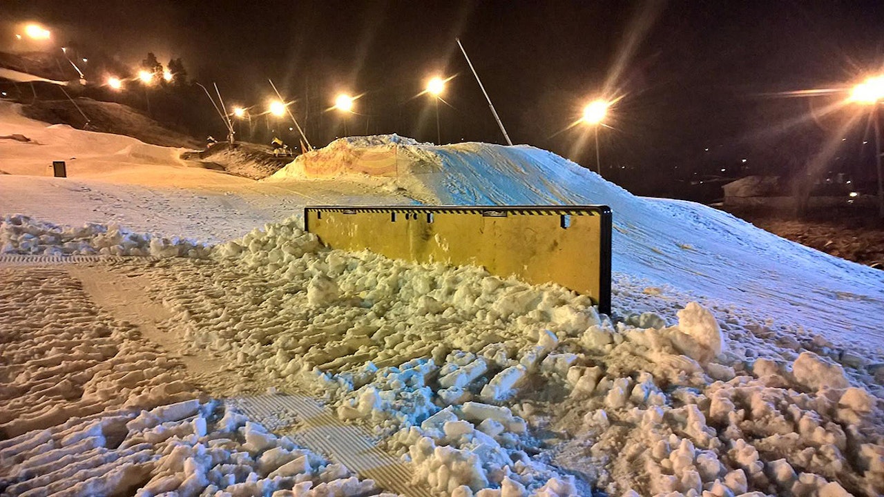 RAIL: På blant annet denne railen blir det railjam tirsdag. Foto: Bærum Skiklub RAIL: På blant annet denne railen blir det railjam tirsdag. Foto: Bærum Skiklub
