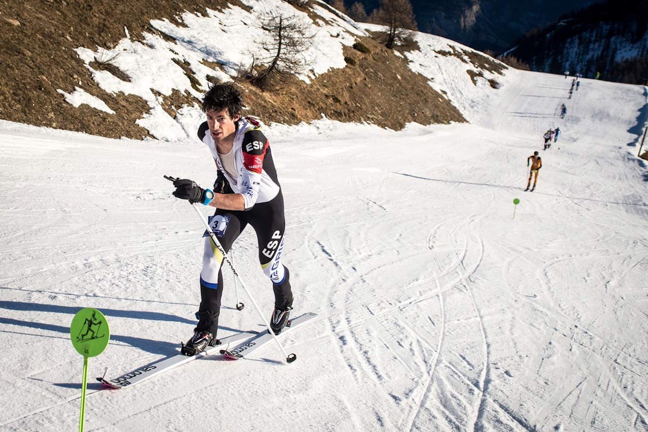 SEIER: Killian Jornet bor i Lyngen og er verdens raskeste motbakkeløper på ski for tida. Foto: International Ski Mountaineering Federation (ISMF)