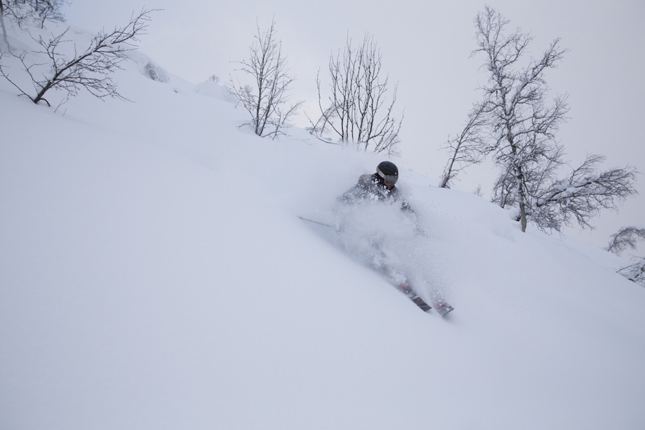 MITT NYTTÅRSFORSETT: Kjøre mer løssnø. Foto: Espen Kristiansen MITT NYTTÅRSFORSETT: Kjøre mer løssnø. Foto: Espen Kristiansen