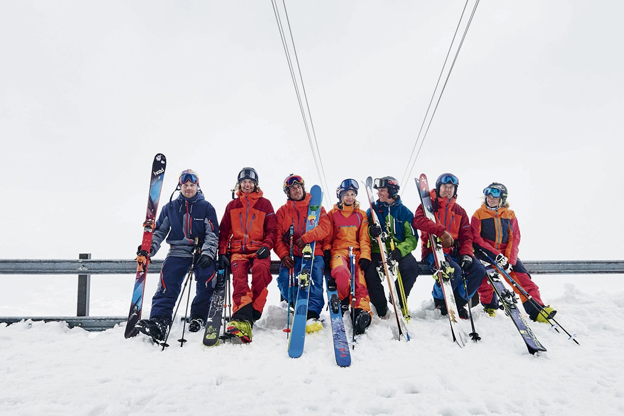 LAG: Peak dro til Åre for litt real teambuilding. Foto: Peak LAG: Peak dro til Åre for litt real teambuilding. Foto: Peak