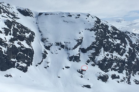 LEPPA: Vindleppen som er markert på bildet skapte problemer for mange av kjørerne i lørdagens finale i RFC. LEPPA: Vindleppen som er markert på bildet skapte problemer for mange av kjørerne i lørdagens finale i RFC.