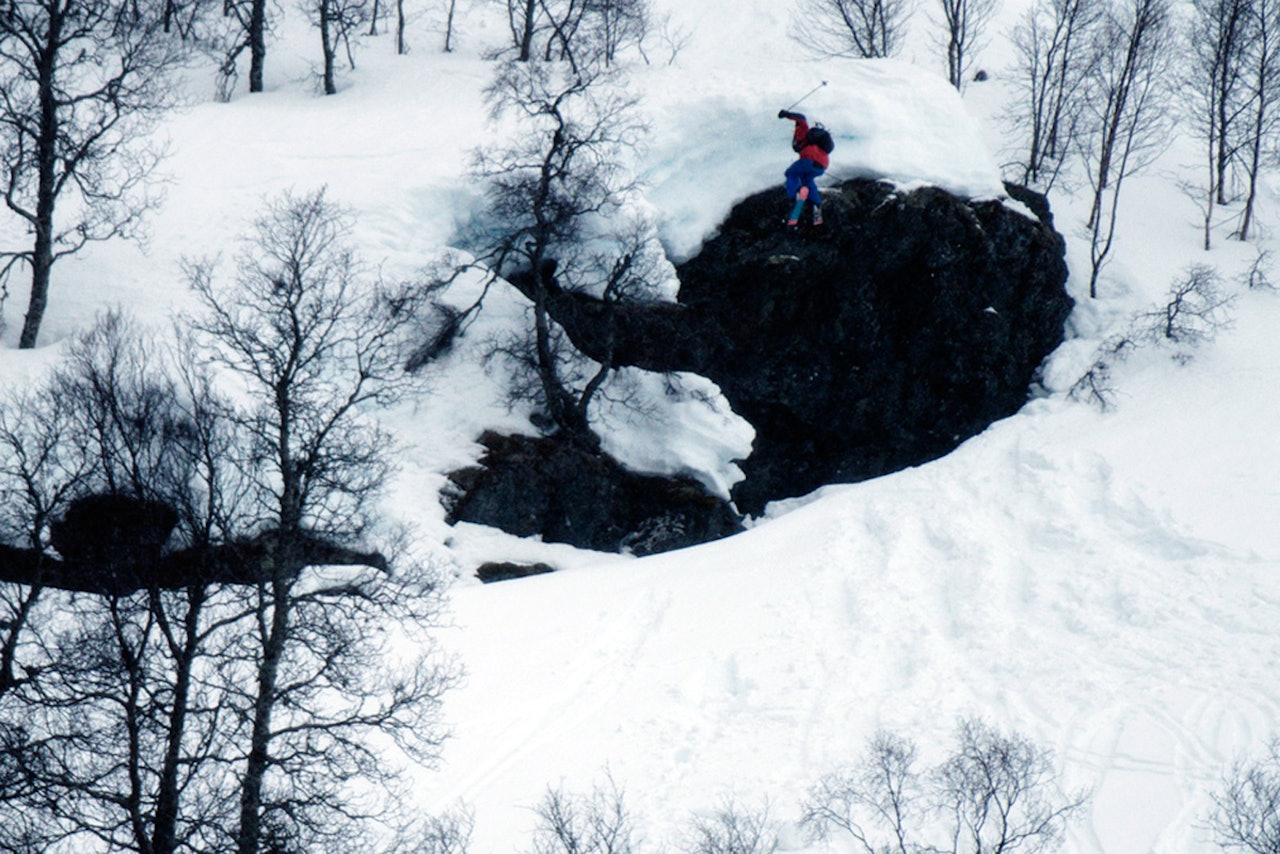BEST AV ALLE: Tobias Bjønnes fra Sauda viste nok en gang at han er en av Norges beste frikjørere. Lørdag vant han Røldal Freeride Challenge. Foto: Martin Innerdal Dalen. BEST AV ALLE: Tobias Bjønnes fra Sauda viste nok en gang at han er en av Norges beste frikjørere. Lørdag vant han Røldal Freeride Challenge. Foto: Martin Innerdal Dalen.